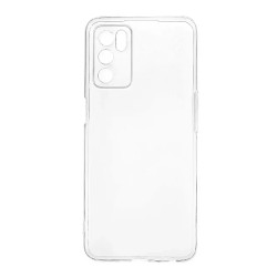 Capa de Silicone Macio para Oppo A16 Transparente Capa de Silicone Macio para Oppo A16 Transparente